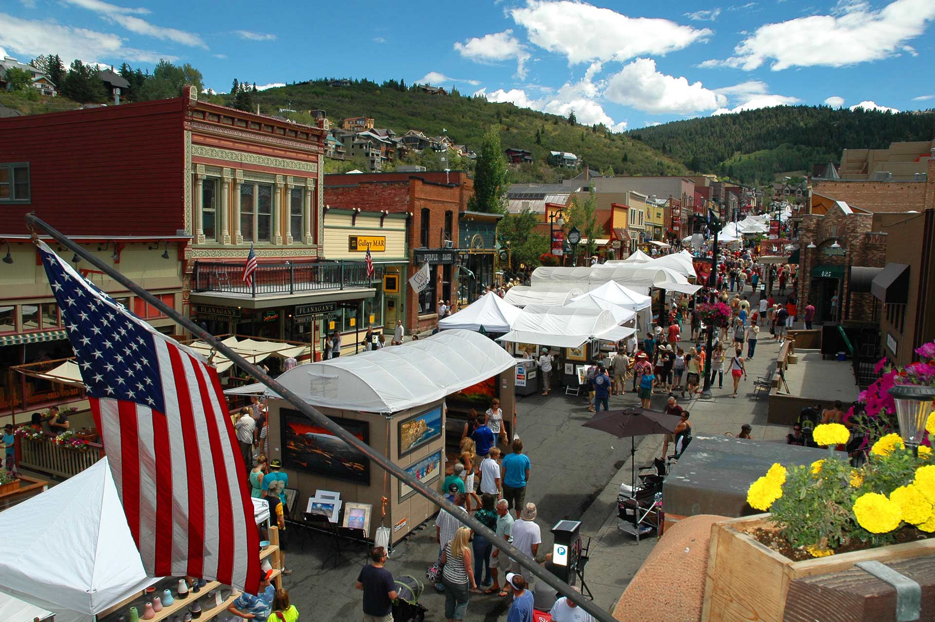 The Art Festival at Park City Main Street.