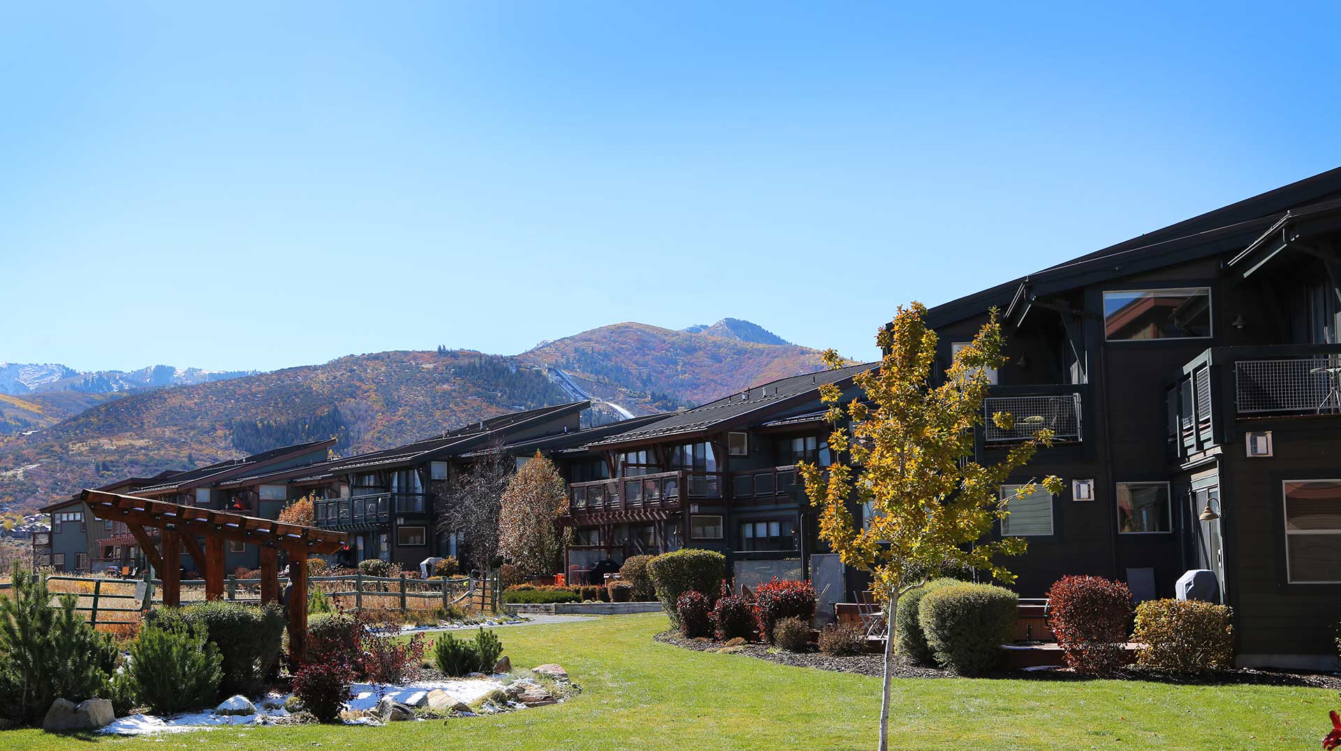 Exterior View of the Resort Buildings of our Park City Suites and Rentals.