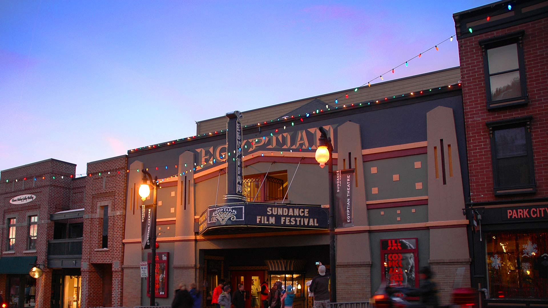 Front Picture of the Egyptian Theater of the Sundance Film Festival.