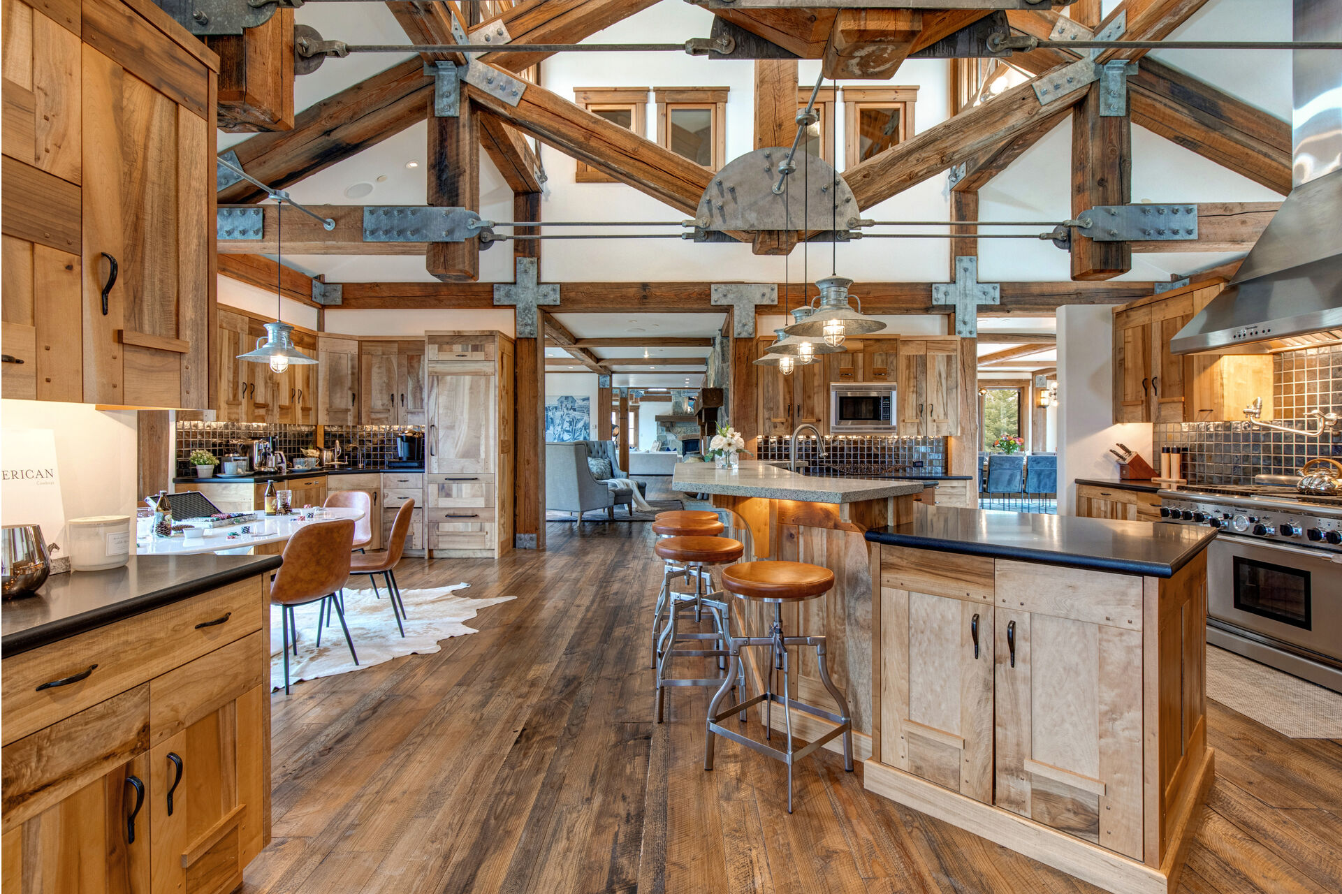 The kitchen in our Park City homes for rent